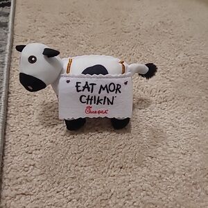 Chick-fil-A Cow Plush Toy - Black and White